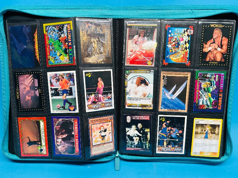 Photo 1 of 593235…final sale no returns/refunds- 360 mixed character/game cards in binder 