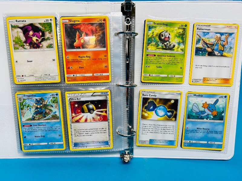 Photo 1 of 593236…final sale no returns/refunds -160 mixed Pokemon cards in binder