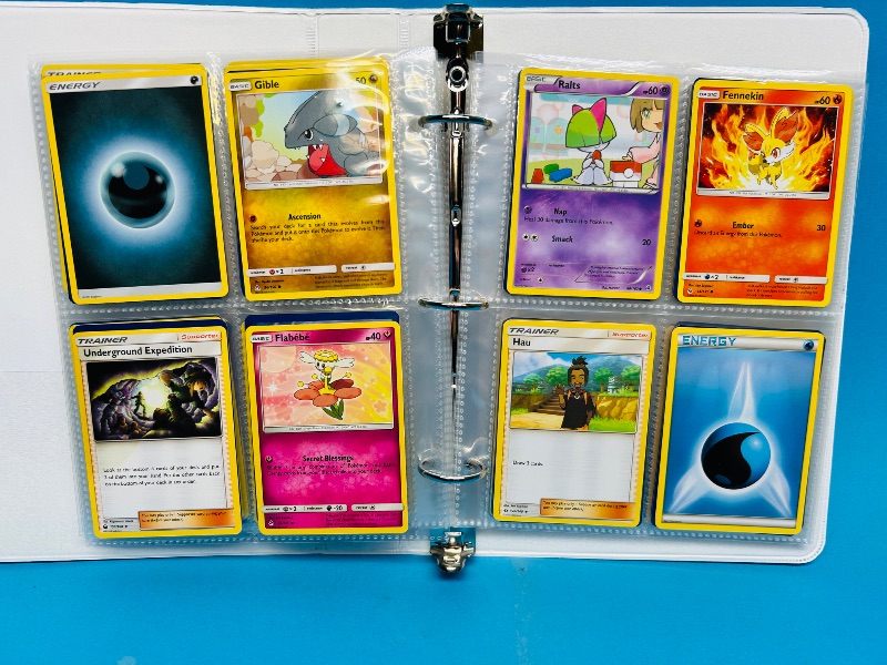 Photo 1 of 593236…final sale no returns/refunds -160 mixed Pokemon cards in binder