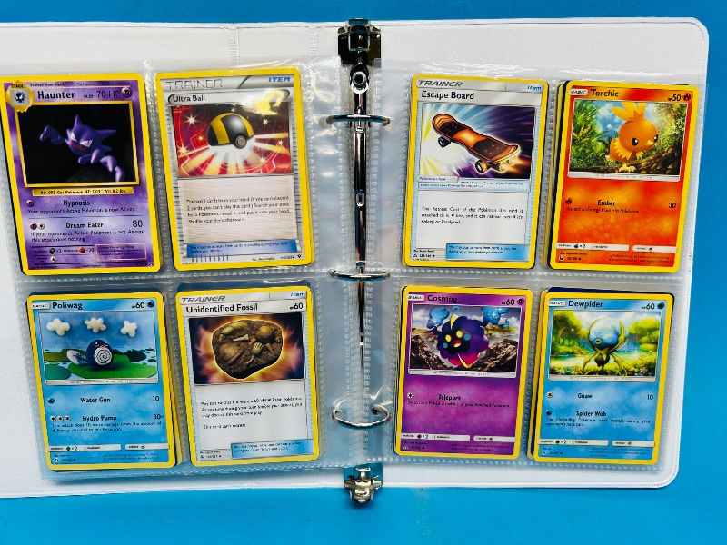 Photo 1 of 593236…final sale no returns/refunds -160 mixed Pokemon cards in binder