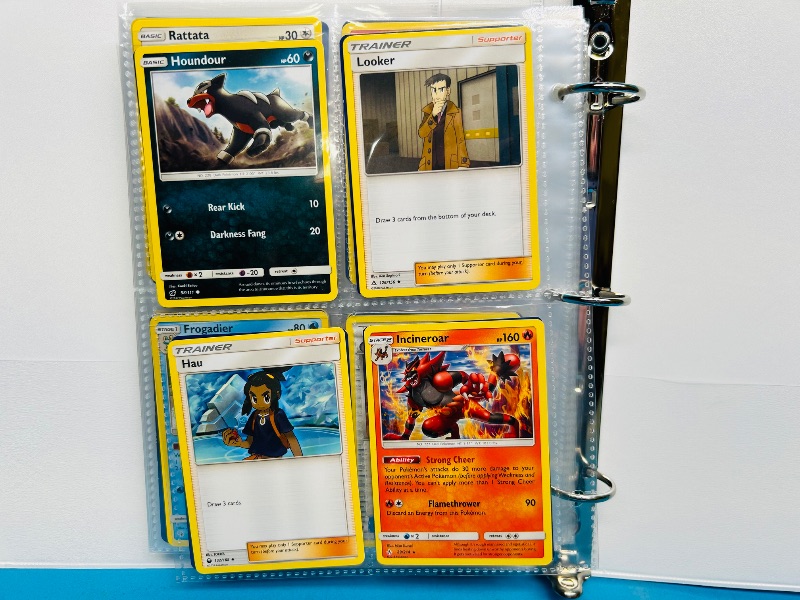 Photo 1 of 593236…final sale no returns/refunds -160 mixed Pokemon cards in binder