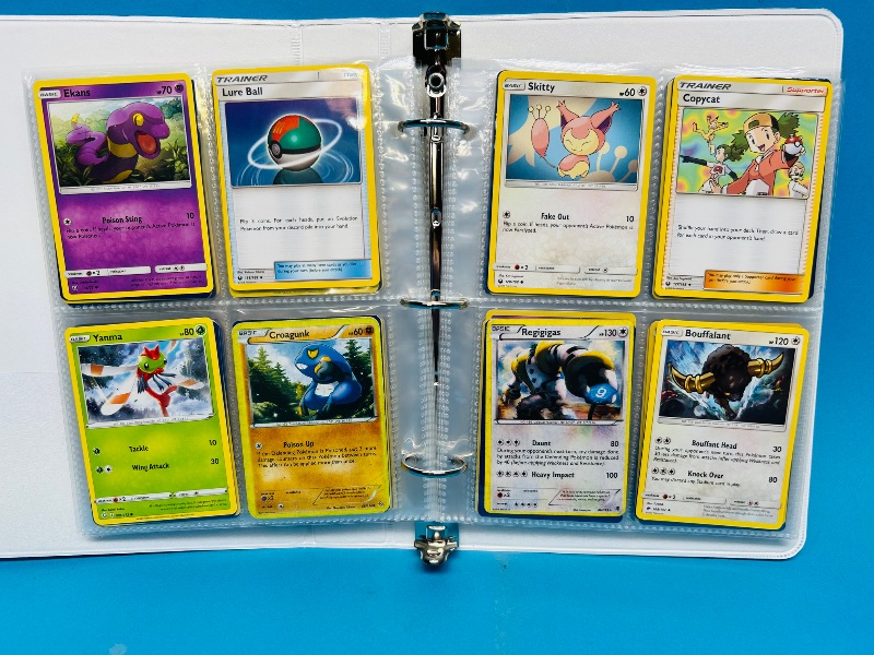 Photo 1 of 593236…final sale no returns/refunds -160 mixed Pokemon cards in binder