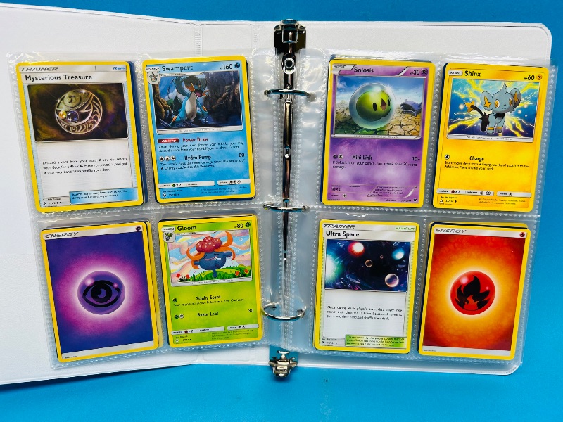 Photo 1 of 593236…final sale no returns/refunds -160 mixed Pokemon cards in binder