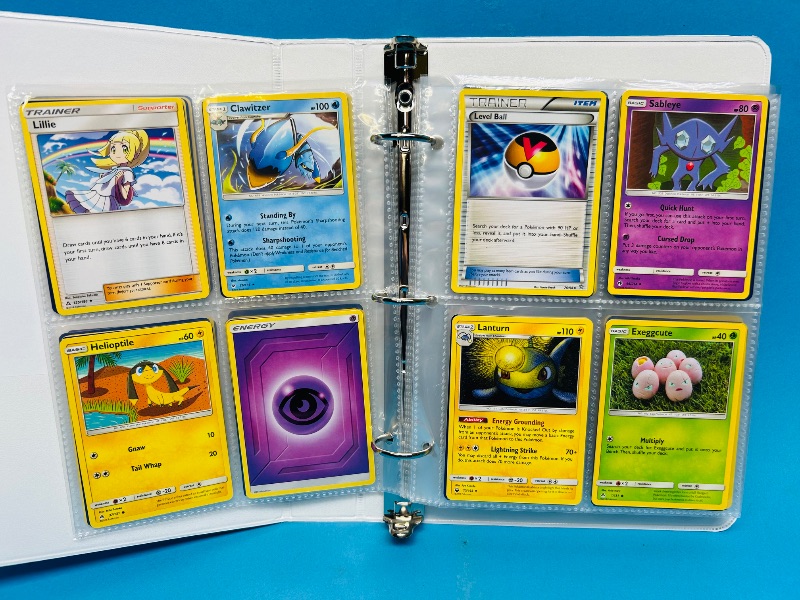 Photo 1 of 593236…final sale no returns/refunds -160 mixed Pokemon cards in binder
