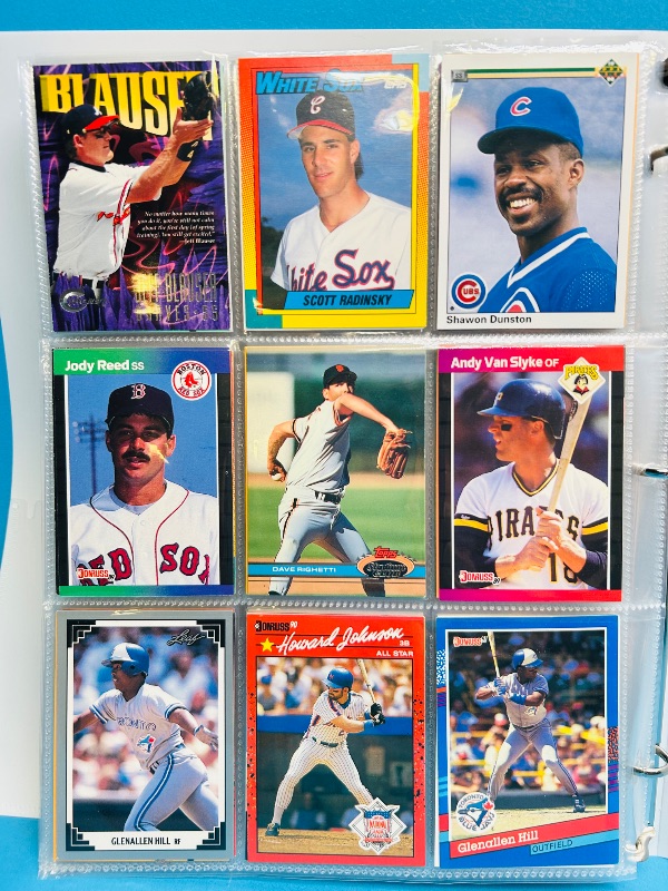 Photo 1 of 593237… final sale no returns/refunds -360 mixed baseball cards in binder