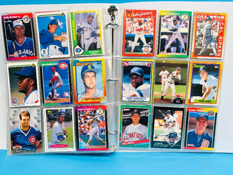 Photo 1 of 593237… final sale no returns/refunds -360 mixed baseball cards in binder