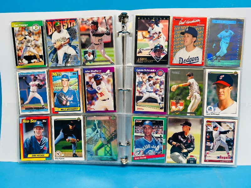 Photo 1 of 593237… final sale no returns/refunds -360 mixed baseball cards in binder