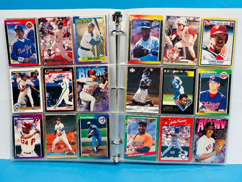 Photo 1 of 593237… final sale no returns/refunds -360 mixed baseball cards in binder