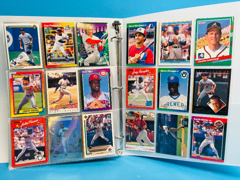 Photo 1 of 593237… final sale no returns/refunds -360 mixed baseball cards in binder