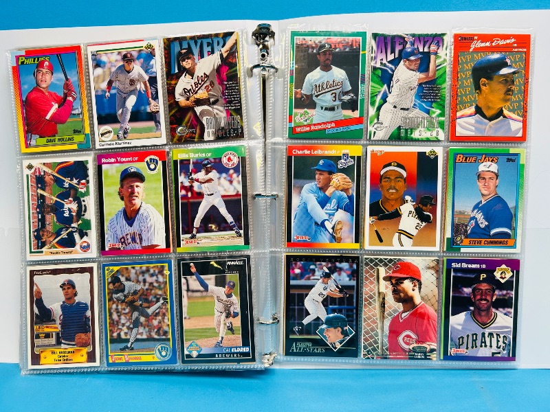 Photo 1 of 593237… final sale no returns/refunds -360 mixed baseball cards in binder