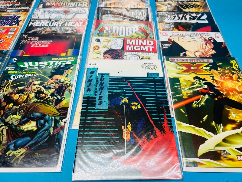 Photo 1 of 593242…final sale no returns/refunds-30 comics in plastic sleeves 