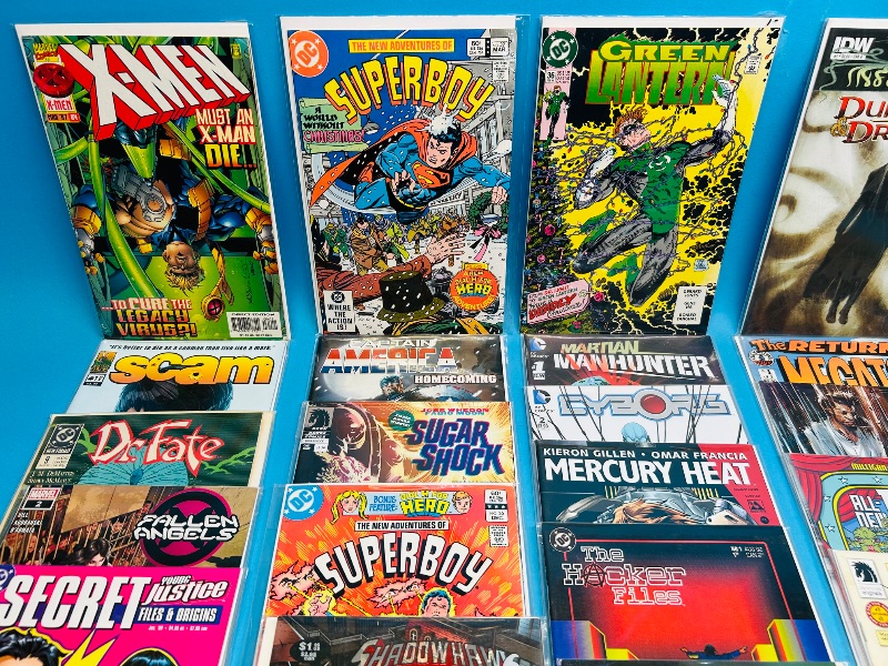 Photo 1 of 593242…final sale no returns/refunds-30 comics in plastic sleeves 