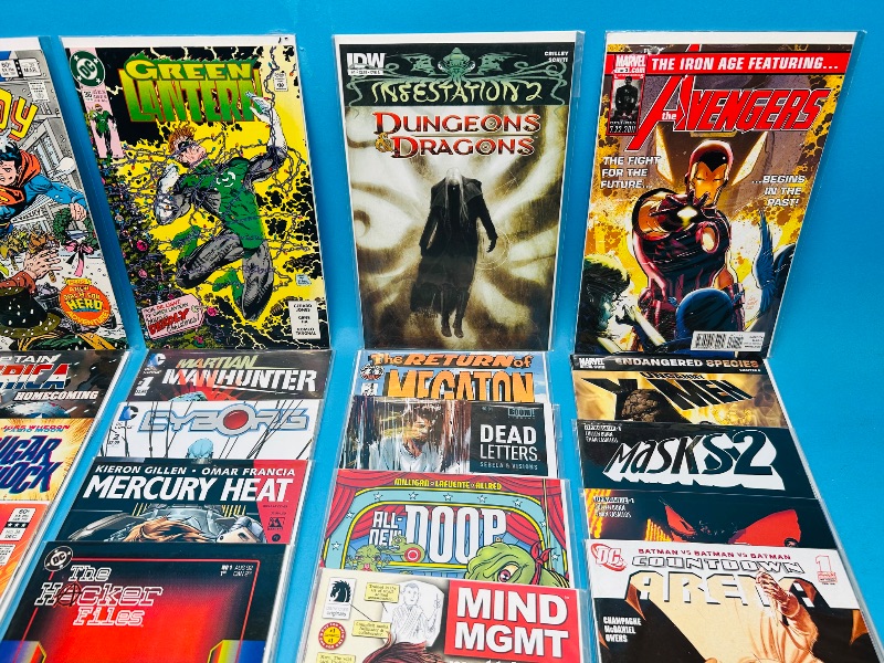 Photo 1 of 593242…final sale no returns/refunds-30 comics in plastic sleeves 