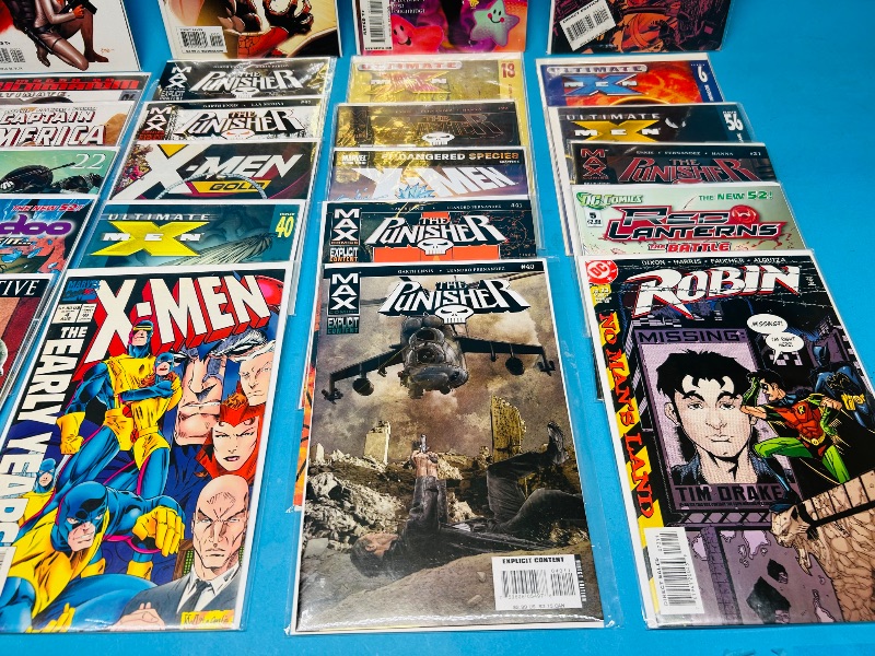 Photo 1 of 593243… final sale no returns/refunds-30 comics in plastic sleeves 