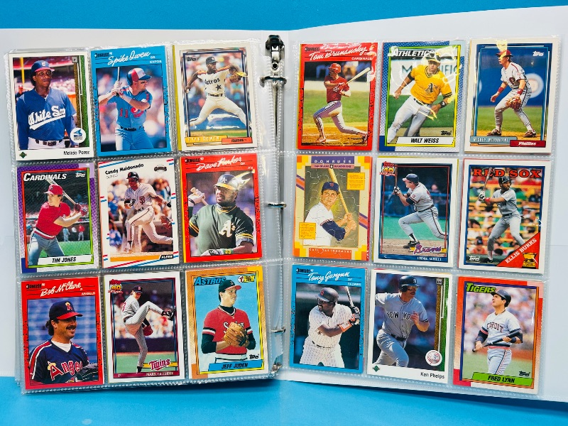 Photo 1 of 593246… final sale no returns/refunds-360 mixed baseball cards in binder 