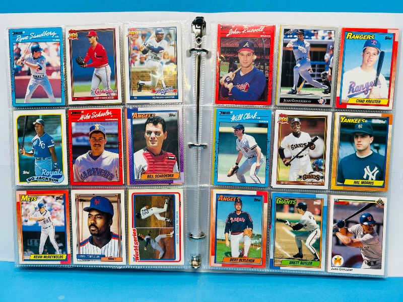 Photo 1 of 593246… final sale no returns/refunds-360 mixed baseball cards in binder 
