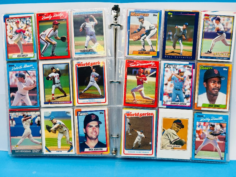 Photo 1 of 593246… final sale no returns/refunds-360 mixed baseball cards in binder 