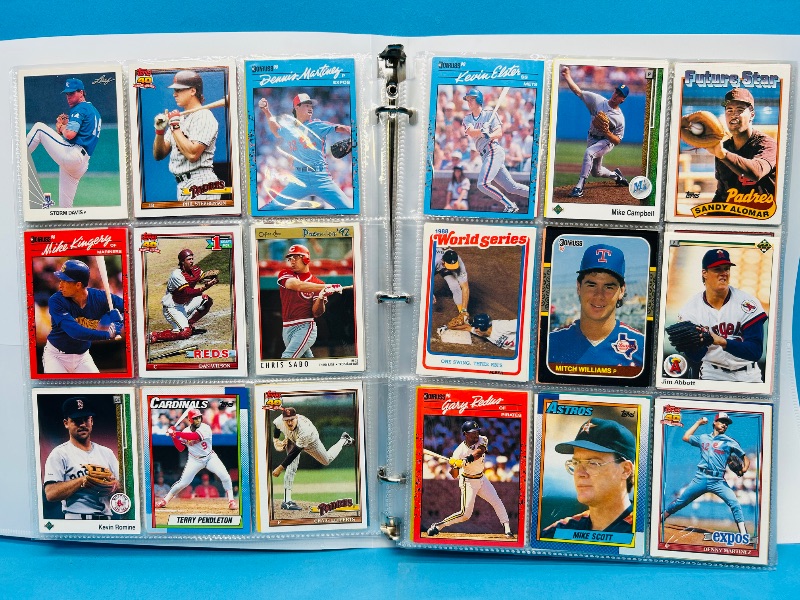 Photo 1 of 593246… final sale no returns/refunds-360 mixed baseball cards in binder 