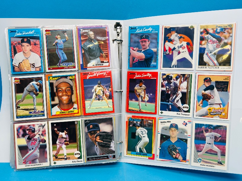 Photo 1 of 593246… final sale no returns/refunds-360 mixed baseball cards in binder 