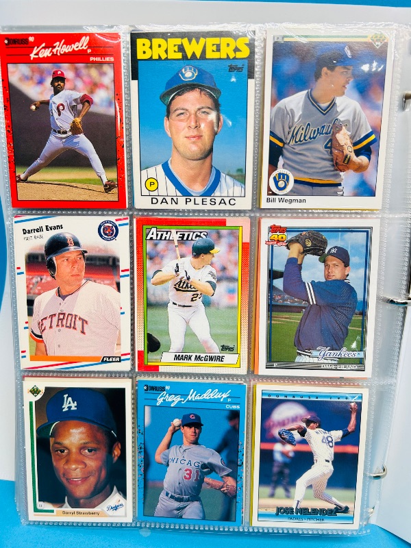 Photo 1 of 593246… final sale no returns/refunds-360 mixed baseball cards in binder 