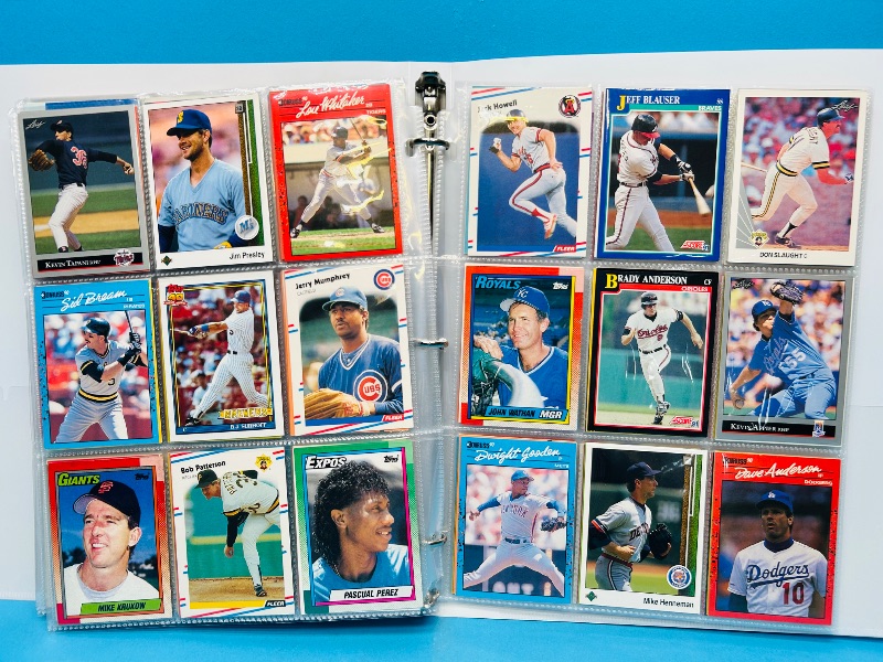 Photo 1 of 593246… final sale no returns/refunds-360 mixed baseball cards in binder 