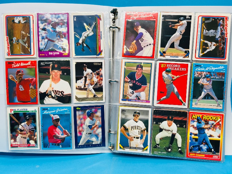 Photo 1 of 593246… final sale no returns/refunds-360 mixed baseball cards in binder 