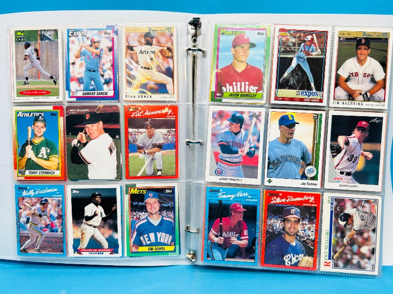 Photo 1 of 593246… final sale no returns/refunds-360 mixed baseball cards in binder 