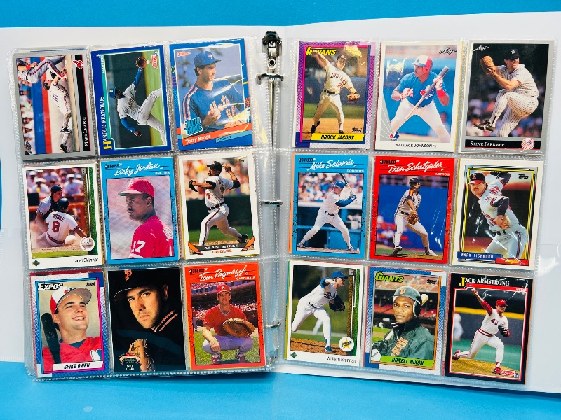 Photo 1 of 593246… final sale no returns/refunds-360 mixed baseball cards in binder 