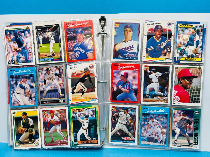 Photo 1 of 593246… final sale no returns/refunds-360 mixed baseball cards in binder 