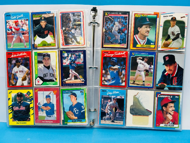 Photo 1 of 593246… final sale no returns/refunds-360 mixed baseball cards in binder 