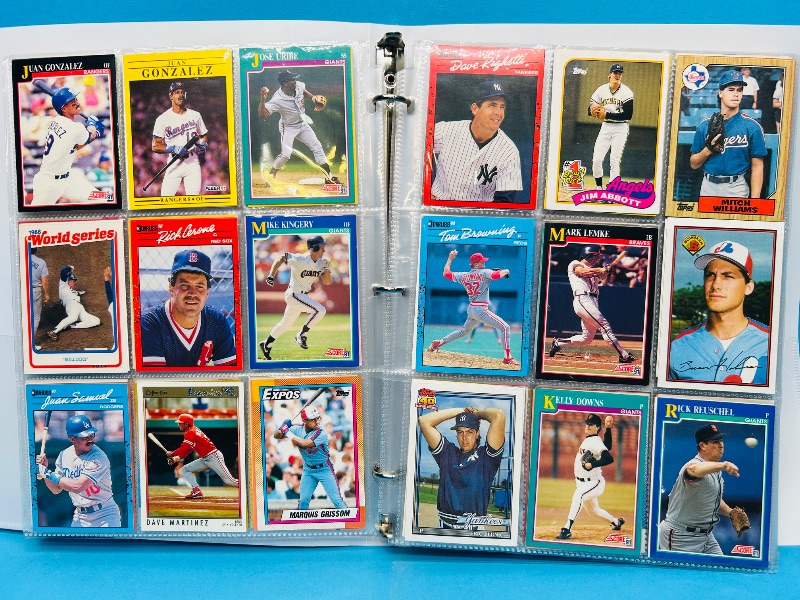 Photo 1 of 593246… final sale no returns/refunds-360 mixed baseball cards in binder 