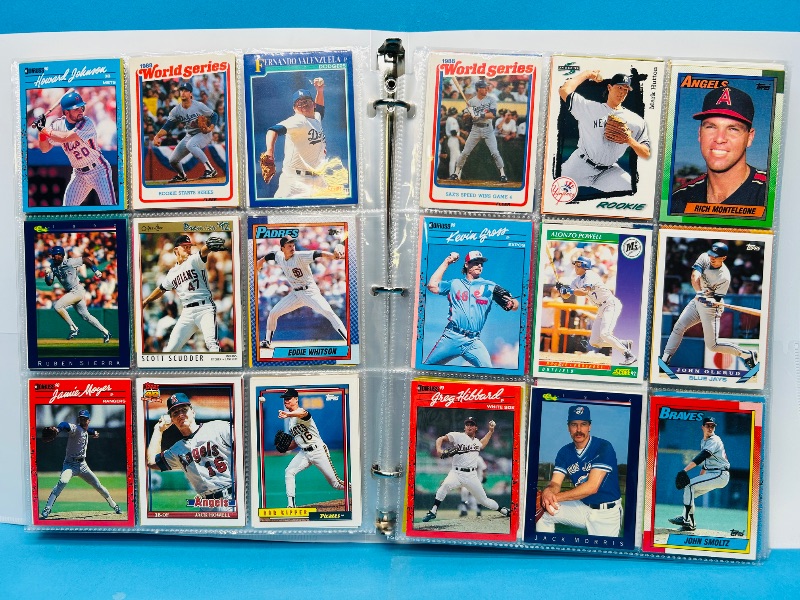 Photo 1 of 593246… final sale no returns/refunds-360 mixed baseball cards in binder 