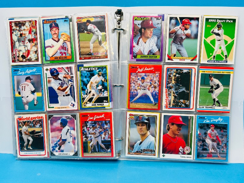 Photo 1 of 593246… final sale no returns/refunds-360 mixed baseball cards in binder 