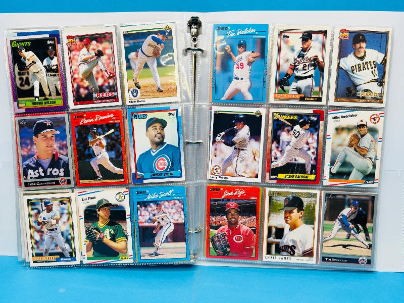 Photo 1 of 593246… final sale no returns/refunds-360 mixed baseball cards in binder 