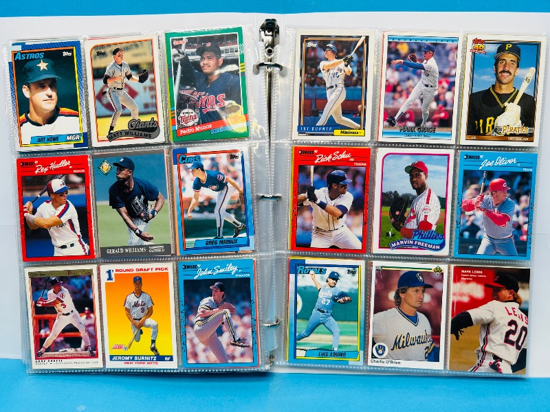 Photo 1 of 593246… final sale no returns/refunds-360 mixed baseball cards in binder 