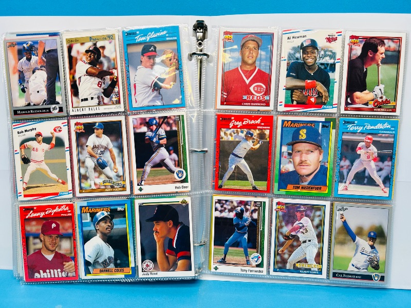 Photo 1 of 593246… final sale no returns/refunds-360 mixed baseball cards in binder 