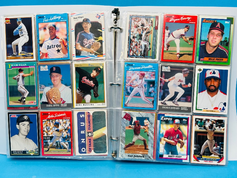 Photo 1 of 593246… final sale no returns/refunds-360 mixed baseball cards in binder 
