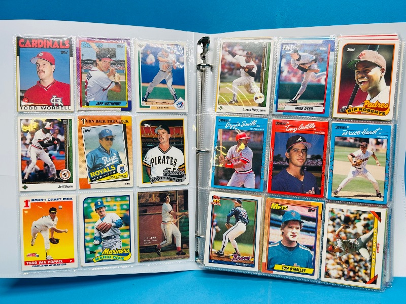 Photo 1 of 593247… final sale no returns/refunds-360 mixed baseball cards in binder 