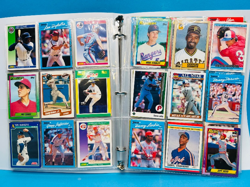 Photo 1 of 593247… final sale no returns/refunds-360 mixed baseball cards in binder 