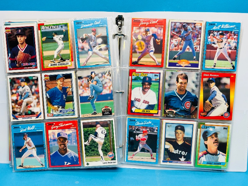 Photo 1 of 593247… final sale no returns/refunds-360 mixed baseball cards in binder 