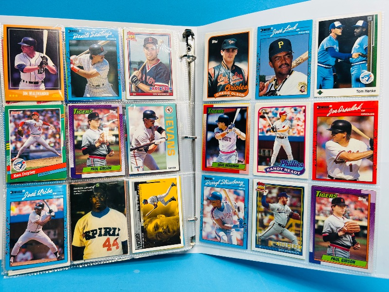 Photo 1 of 593247… final sale no returns/refunds-360 mixed baseball cards in binder 