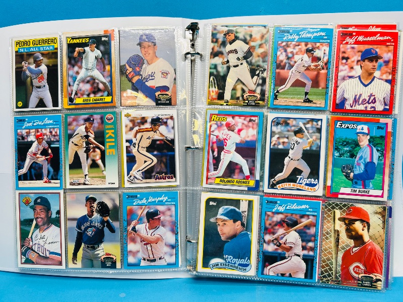 Photo 1 of 593247… final sale no returns/refunds-360 mixed baseball cards in binder 