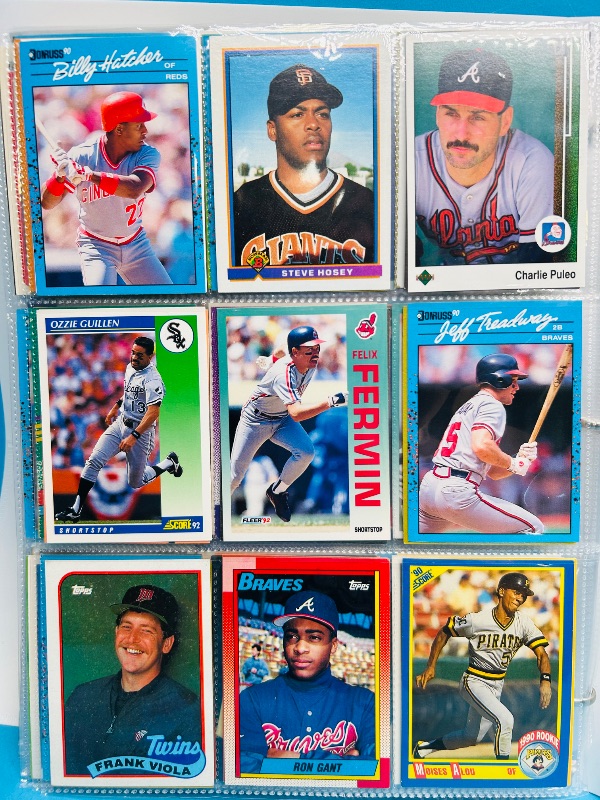Photo 1 of 593247… final sale no returns/refunds-360 mixed baseball cards in binder 