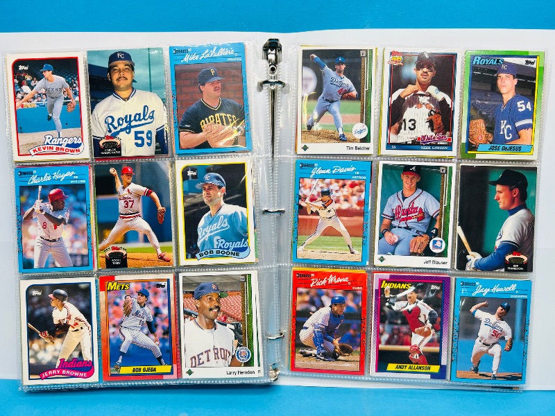 Photo 1 of 593247… final sale no returns/refunds-360 mixed baseball cards in binder 