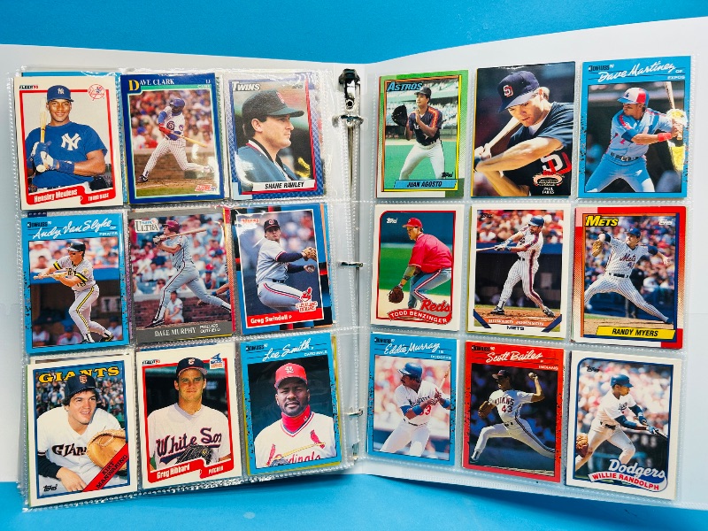 Photo 1 of 593247… final sale no returns/refunds-360 mixed baseball cards in binder 