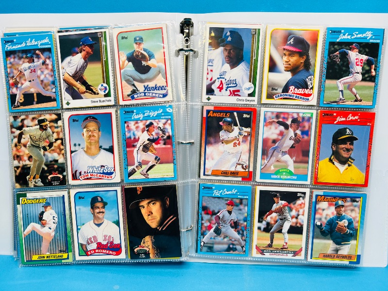 Photo 1 of 593247… final sale no returns/refunds-360 mixed baseball cards in binder 