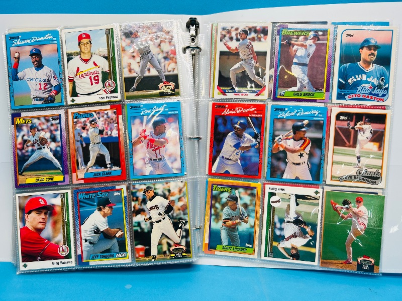 Photo 1 of 593247… final sale no returns/refunds-360 mixed baseball cards in binder 