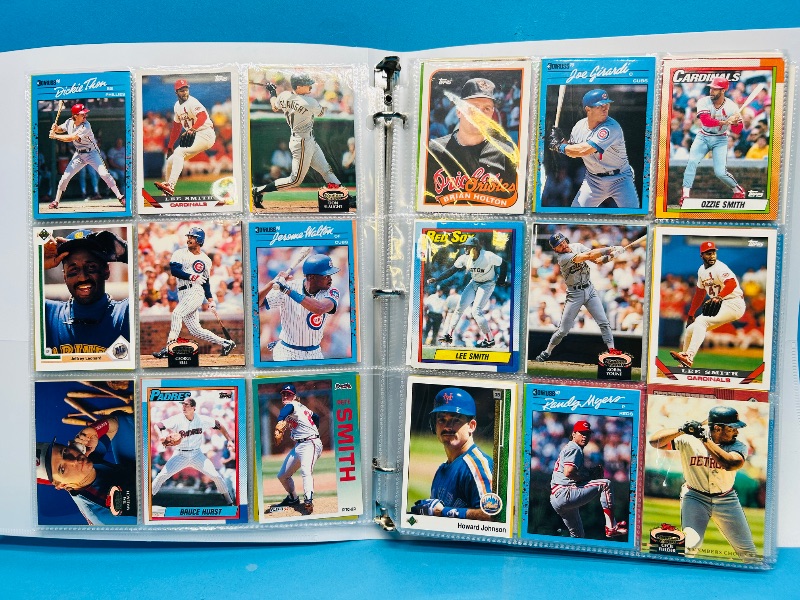 Photo 1 of 593247… final sale no returns/refunds-360 mixed baseball cards in binder 