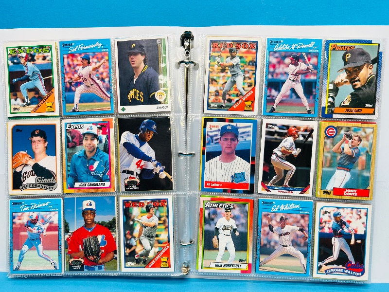 Photo 1 of 593247… final sale no returns/refunds-360 mixed baseball cards in binder 