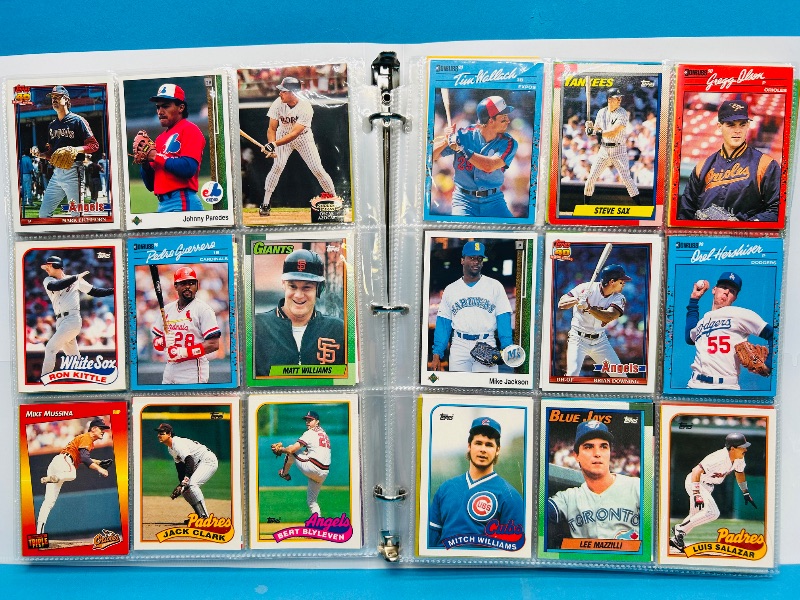 Photo 1 of 593247… final sale no returns/refunds-360 mixed baseball cards in binder 
